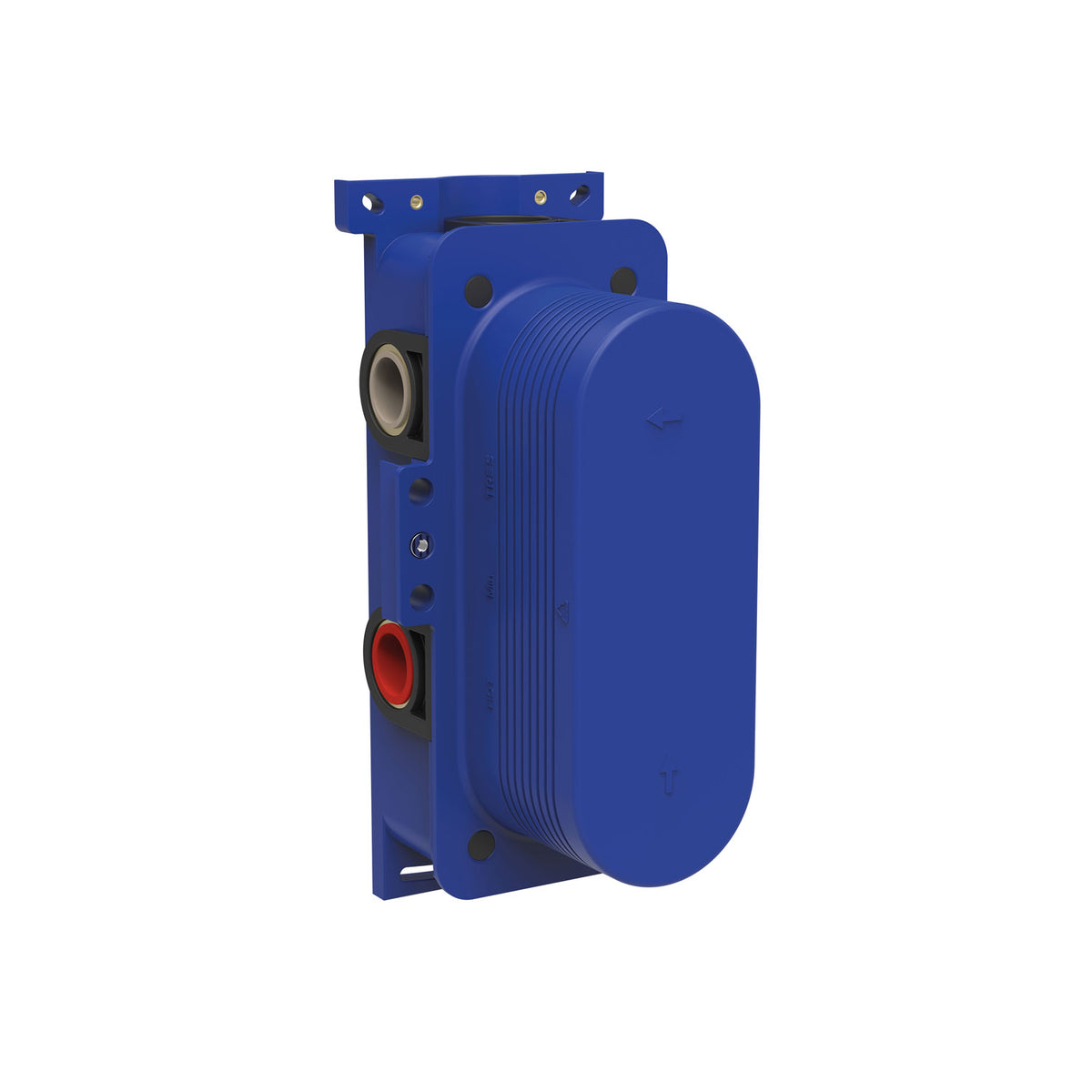 Kit de grifo termostático empotrado de 2 vías Therm-box para ducha incluye caja empotrada de 2 vías Therm-box