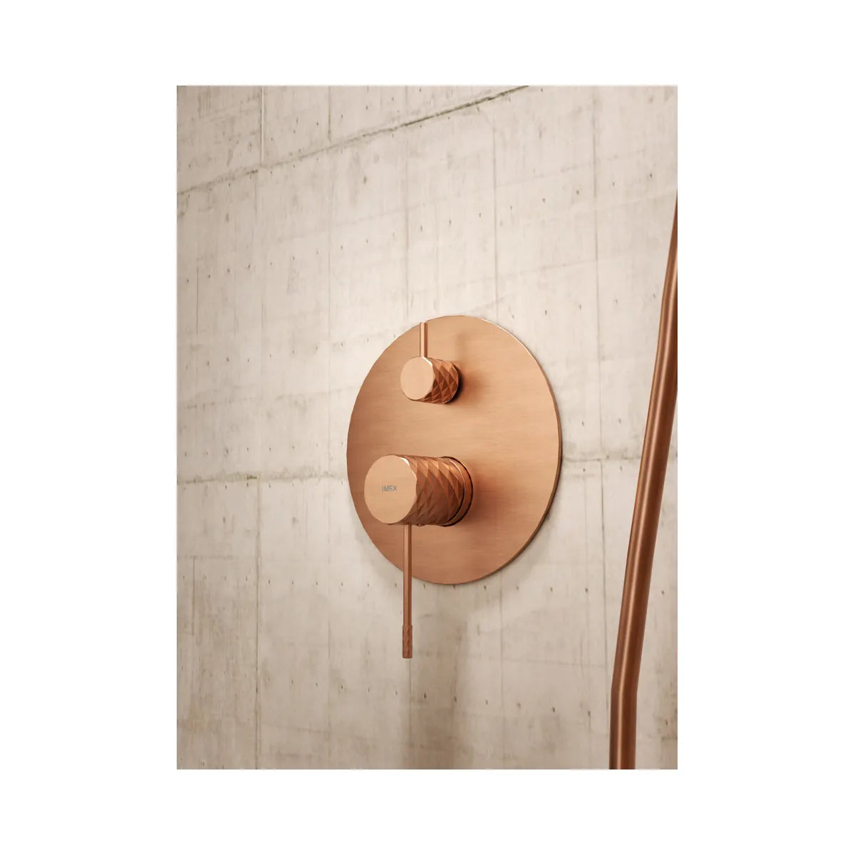 Conjunto Ducha Monomando Empotrado Imex Piamonte Níquel Cepillado - ambiente_2 - Imex