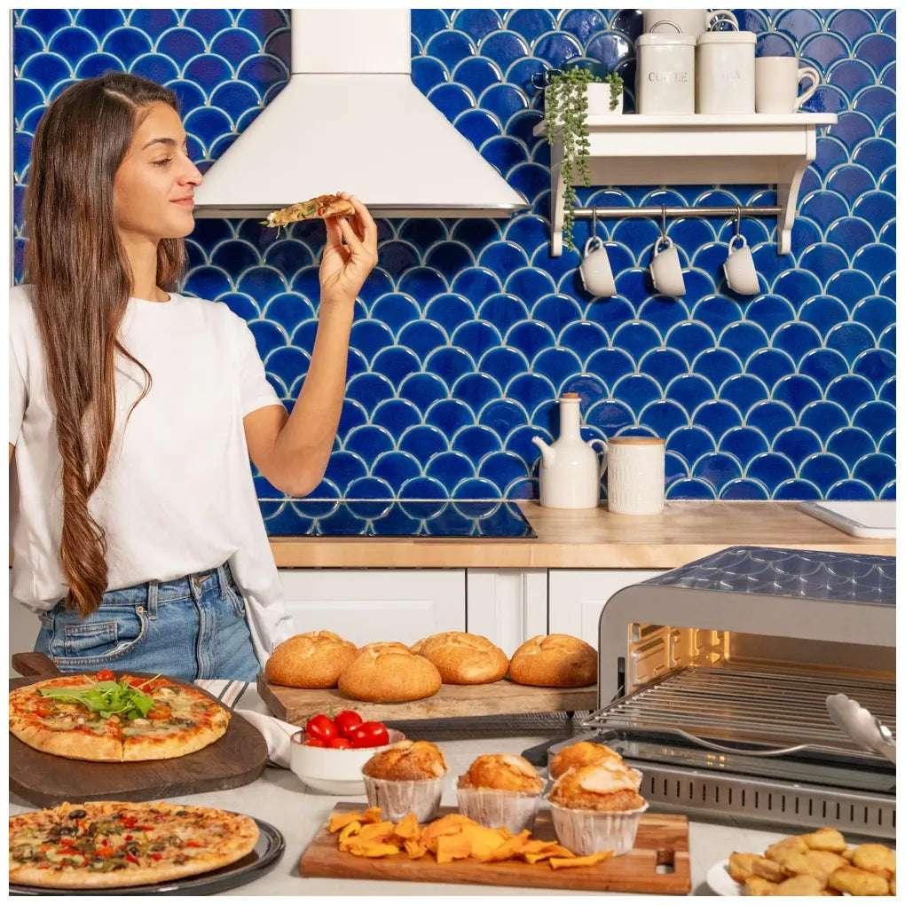 Horno Eléctrico 2000W para Pizzas y Más con 15 Funciones y Accesorios Completos de Cecotec 8