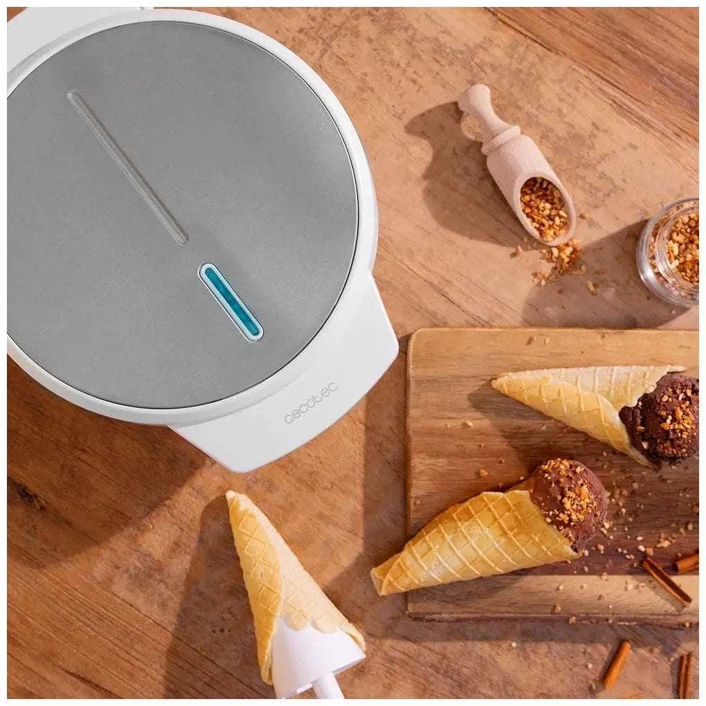 Gofrera Eléctrica 1000W para Conos de Helado y Barquillos Crujientes de Cecotec 8