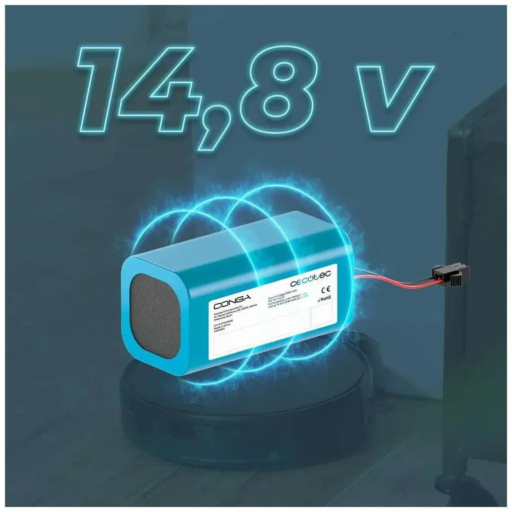 Batería de Repuesto 2600 mAh para Robots Aspirador Conga - Alta Autonomía y Seguridad de Cecotec 4