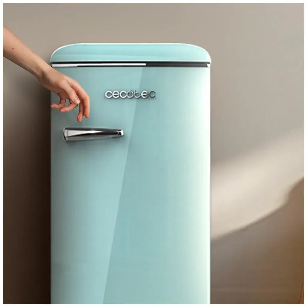 Mini Frigorífico Retro azul 95L con Icebox y diseño vintage eficiente de Cecotec 8