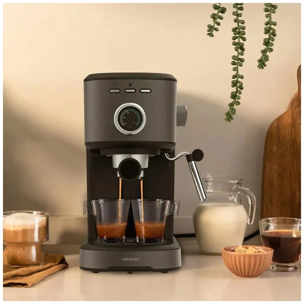 Cafetera Express Digital 20 Bares con Vaporizador y Control de Temperatura de Cecotec 7