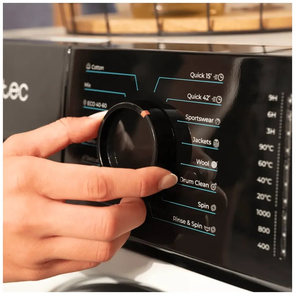 Lavadora 6kg Clase E con 16 Programas, Drum Clean y Seguridad KidLock de Cecotec 4