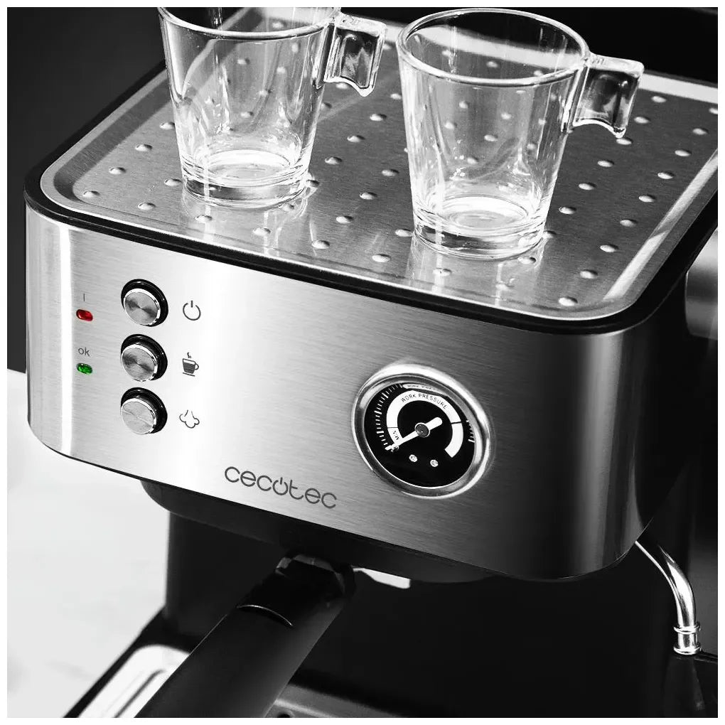Cafetera Express 20 Bares: Potencia y Elegancia para Amantes del Café de Cecotec 6