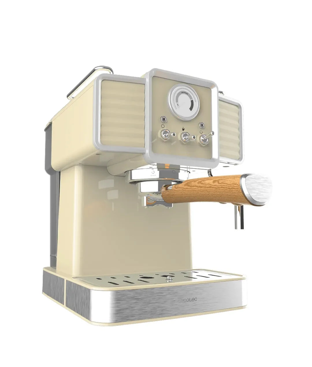 Cafetera Espresso Tradizionale Light Yellow: 20 Bares y Thermoblock de Cecotec