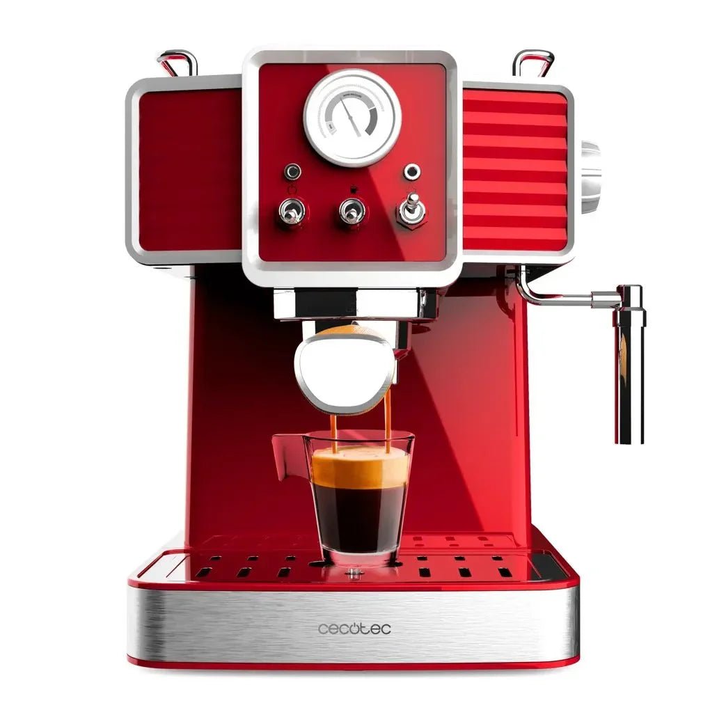 Cafetera Express Vintage 20 Bares con Vaporizador y Calentamiento Rápido de Cecotec 2