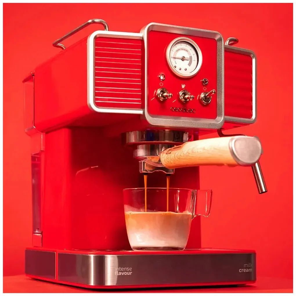 Cafetera Express Vintage 20 Bares con Vaporizador y Calentamiento Rápido de Cecotec 6