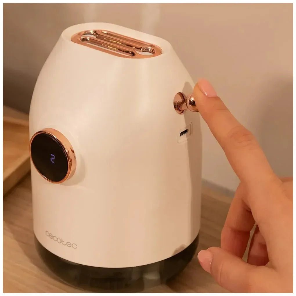 Difusor Humidificador Inalámbrico 550ml con Pantalla LED y Aromaterapia de Cecotec 6