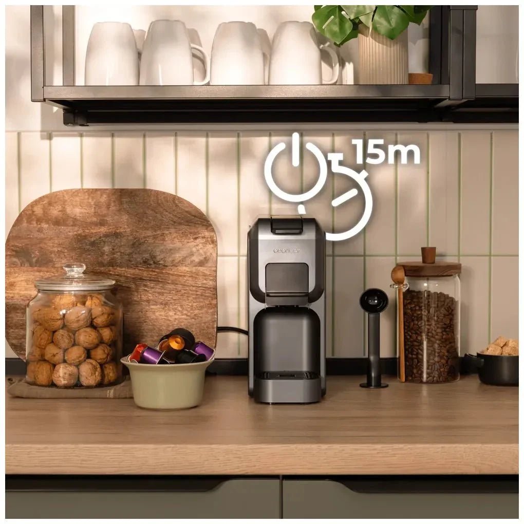Cafetera Expresso 4 en 1: Potencia, Versatilidad y Diseño Compacto de Cecotec 8