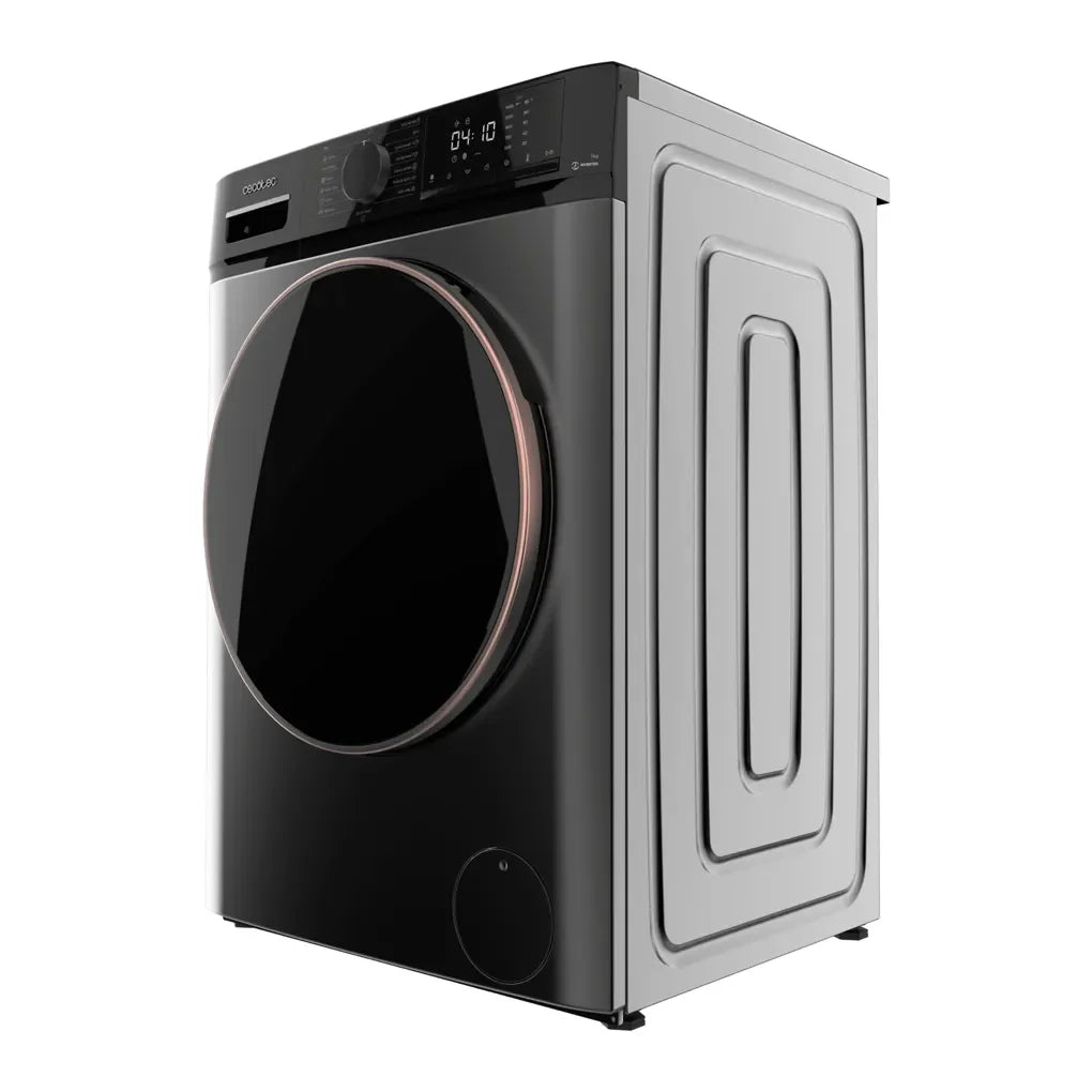 Lavadora Bolero DressCode 7610 Inverter Steel de 7 kg con motor Inverter Plus función Steam Max y 1400 RPM de Cecotec 3