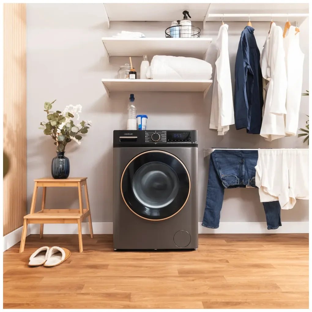Lavadora Bolero DressCode 7610 Inverter Steel de 7 kg con motor Inverter Plus función Steam Max y 1400 RPM de Cecotec 8