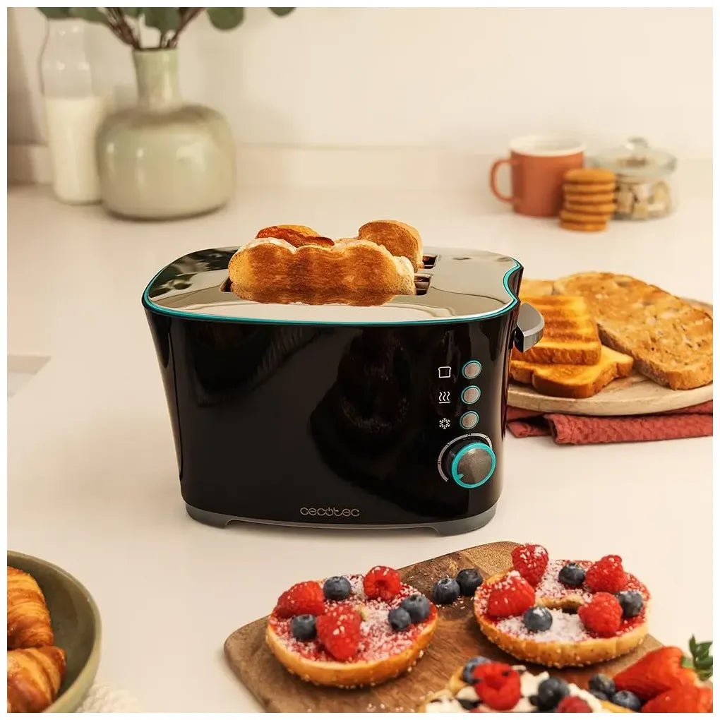Tostadora Doble Ranura 650W con Funciones de Descongelar y Recalentar de Cecotec 5