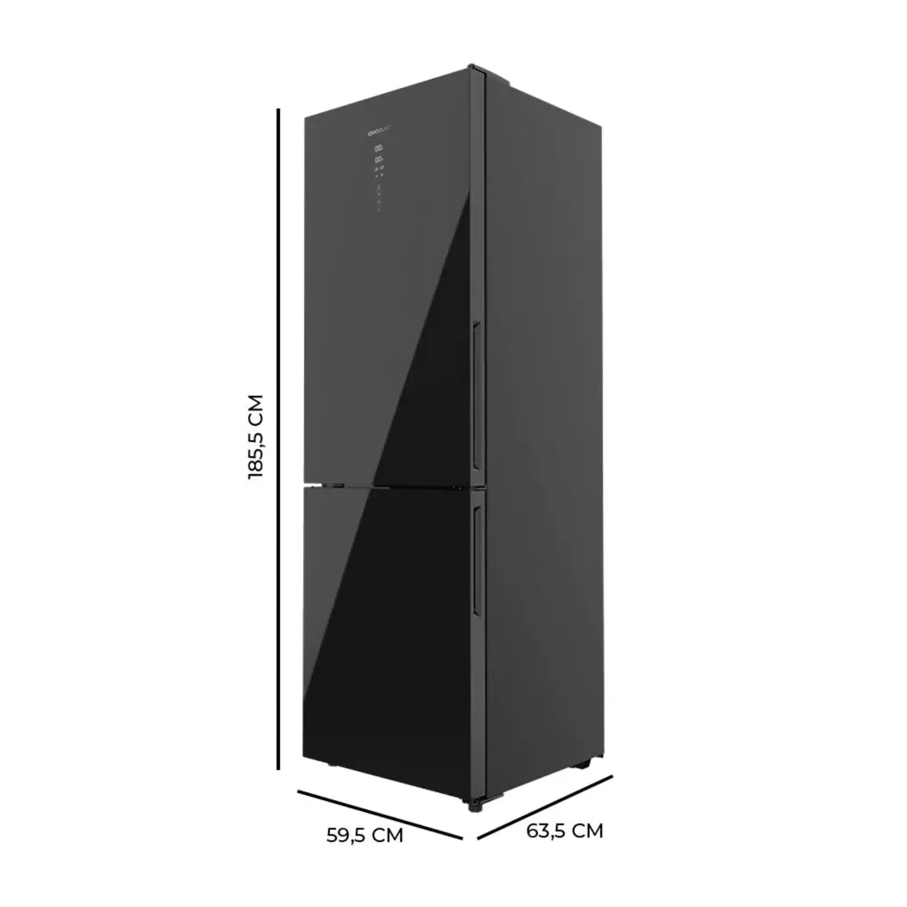 Frigorífico Combi Negro 322L: Eficiencia Energética y Diseño Moderno de Cecotec 2