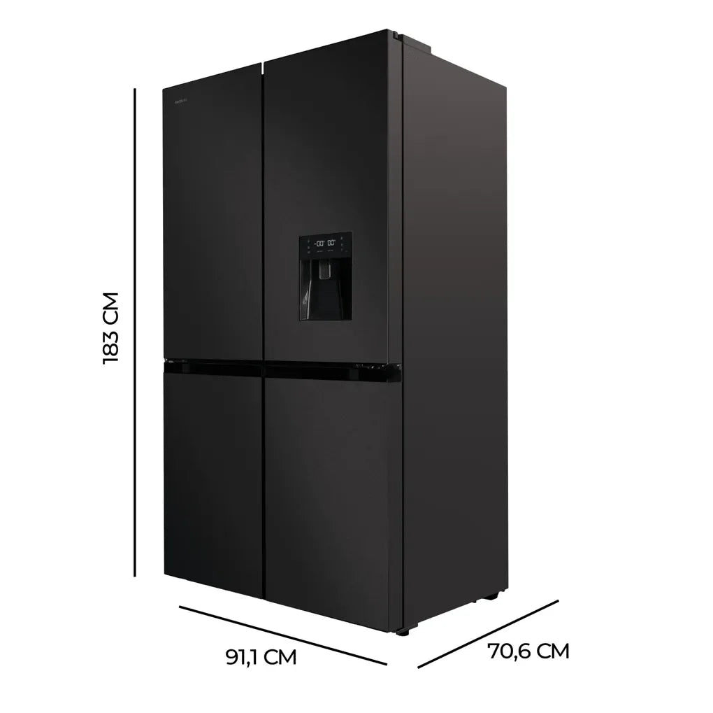 Frigorífico 4 Puertas 564L con Inverter y NoFrost para Conservación Óptima de Cecotec 3