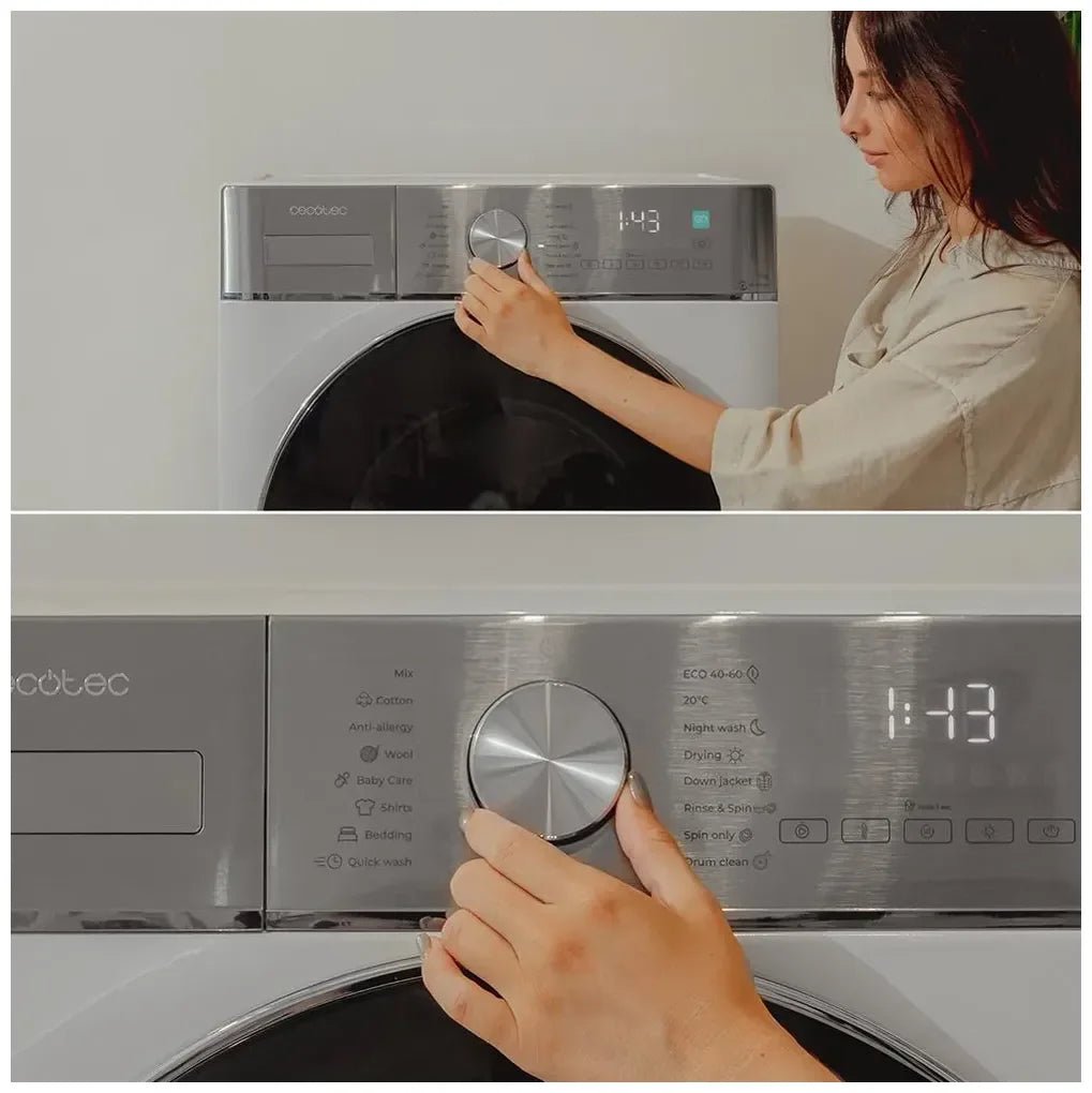 Lavadora Secadora Inverter 8kg/5kg, 16 Programas, Ahorro Energético y Vapor de Cecotec 7