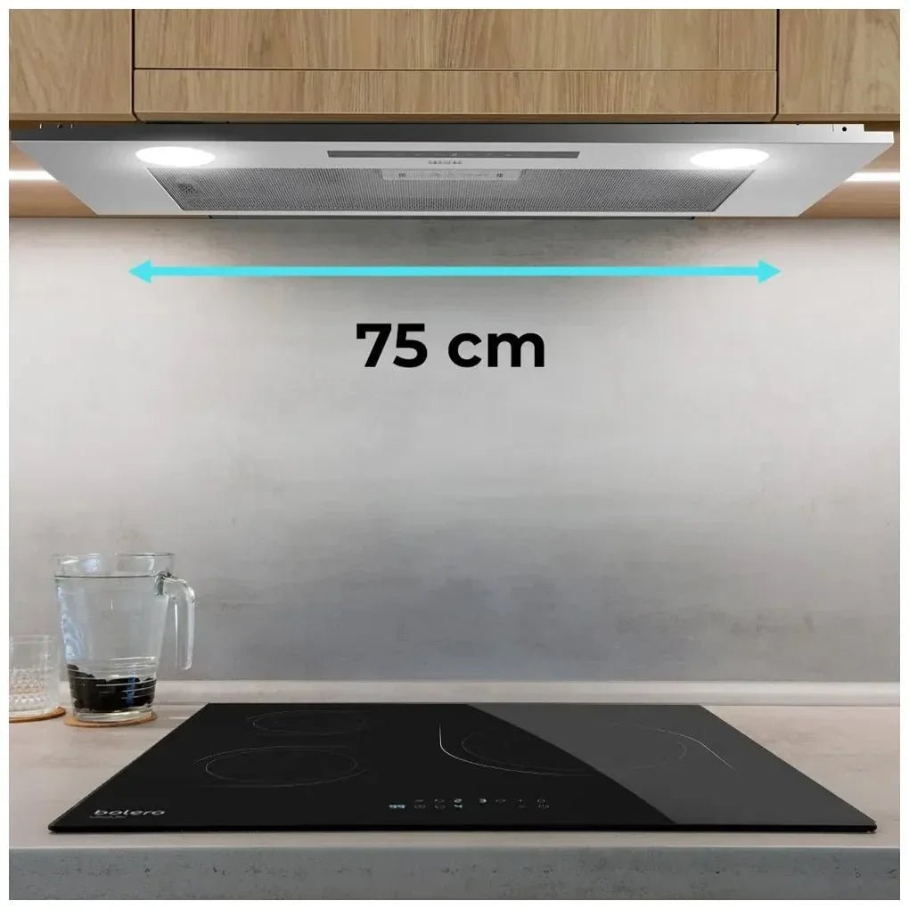 Campana Extractora Inoxidable 75cm A++ con Control Táctil y Succión 550m3/h de Cecotec 5