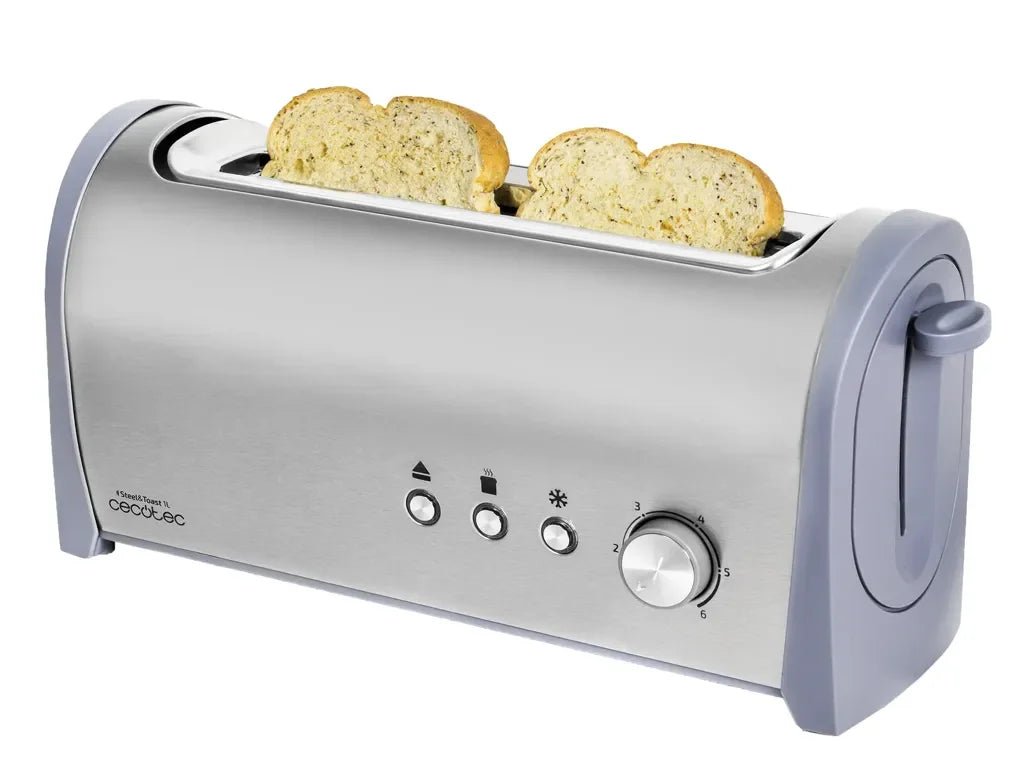 Tostadora de Acero Inoxidable 1000W con 6 Niveles y Funciones Avanzadas de Cecotec 2