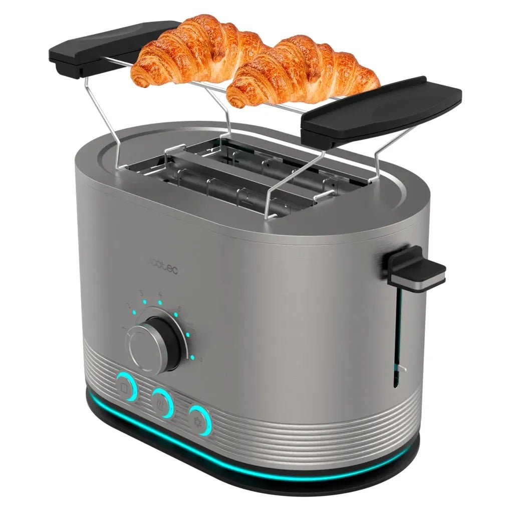 Tostador Shine&Toast Double: Eficiencia y Estilo en Acero Inoxidable para tu Cocina de Cecotec 2