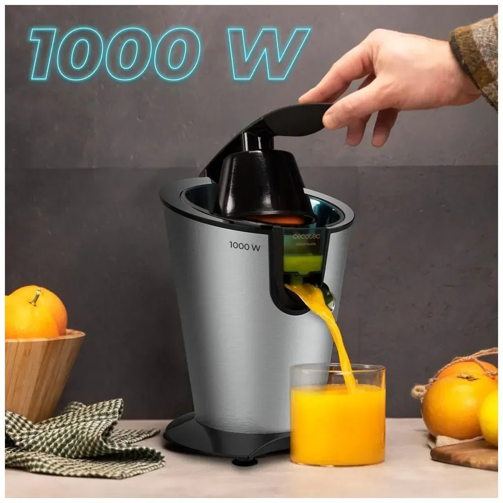 Exprimidor Eléctrico 1000W Inoxidable: Potencia, Elegancia y Fácil Limpieza de Cecotec 3