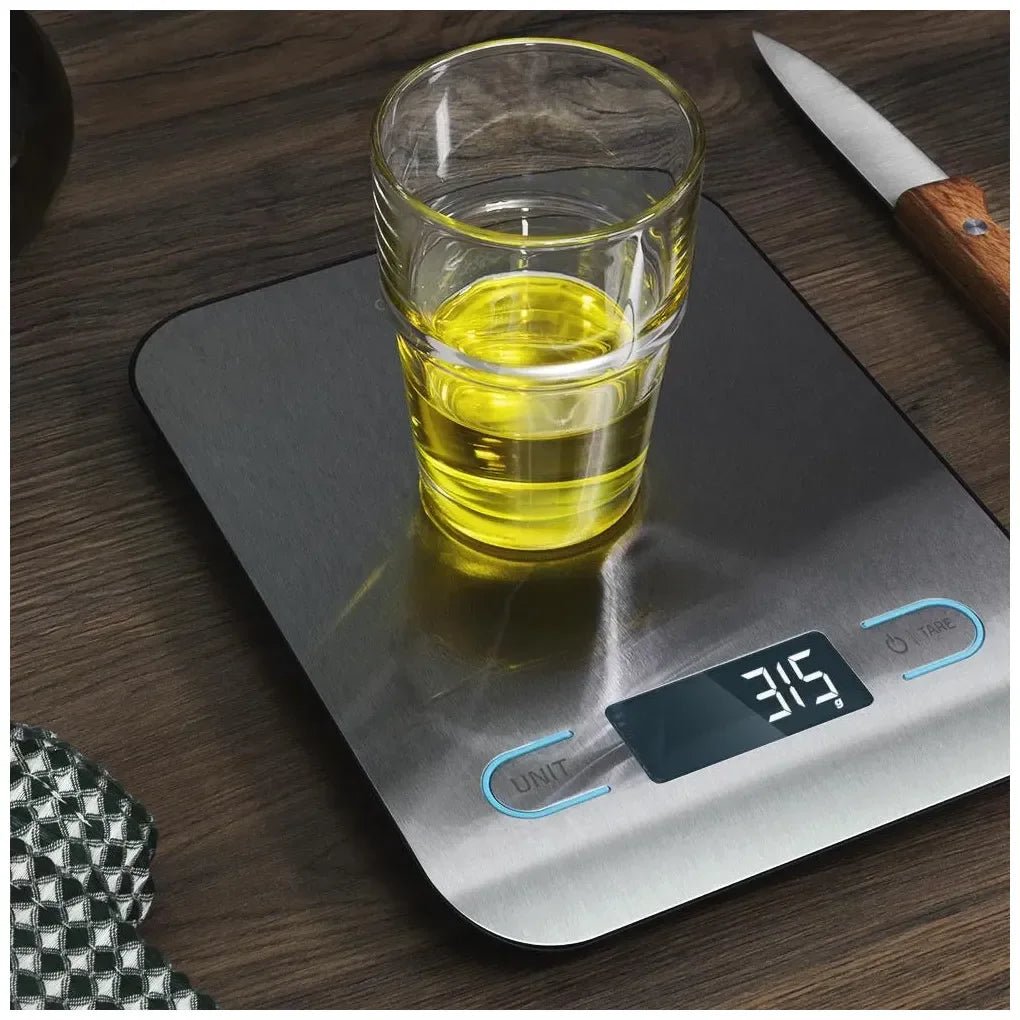 Báscula de cocina Digital precisa 5kg diseño extraplano y Pantalla LCD gran de Cecotec 7