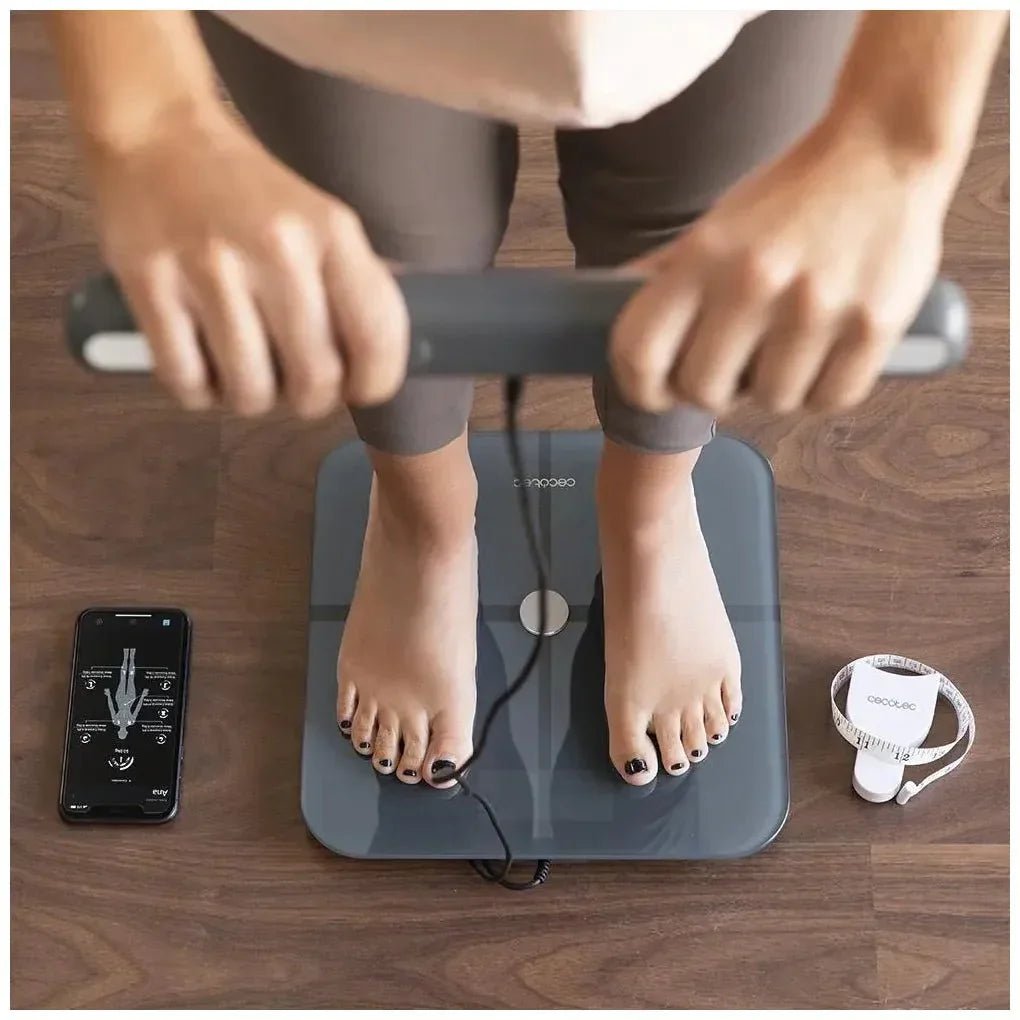 Báscula Inteligente extraplana con Bioimpedancia y Bluetooth en color Dark Grey de Cecotec 6