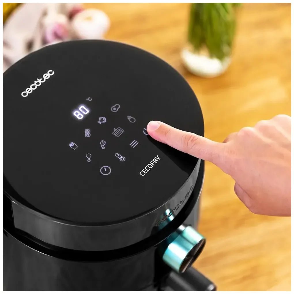 Freidora Saludable 2.5L con Aire Caliente, Pantalla Digital y Control Táctil de Cecotec 10