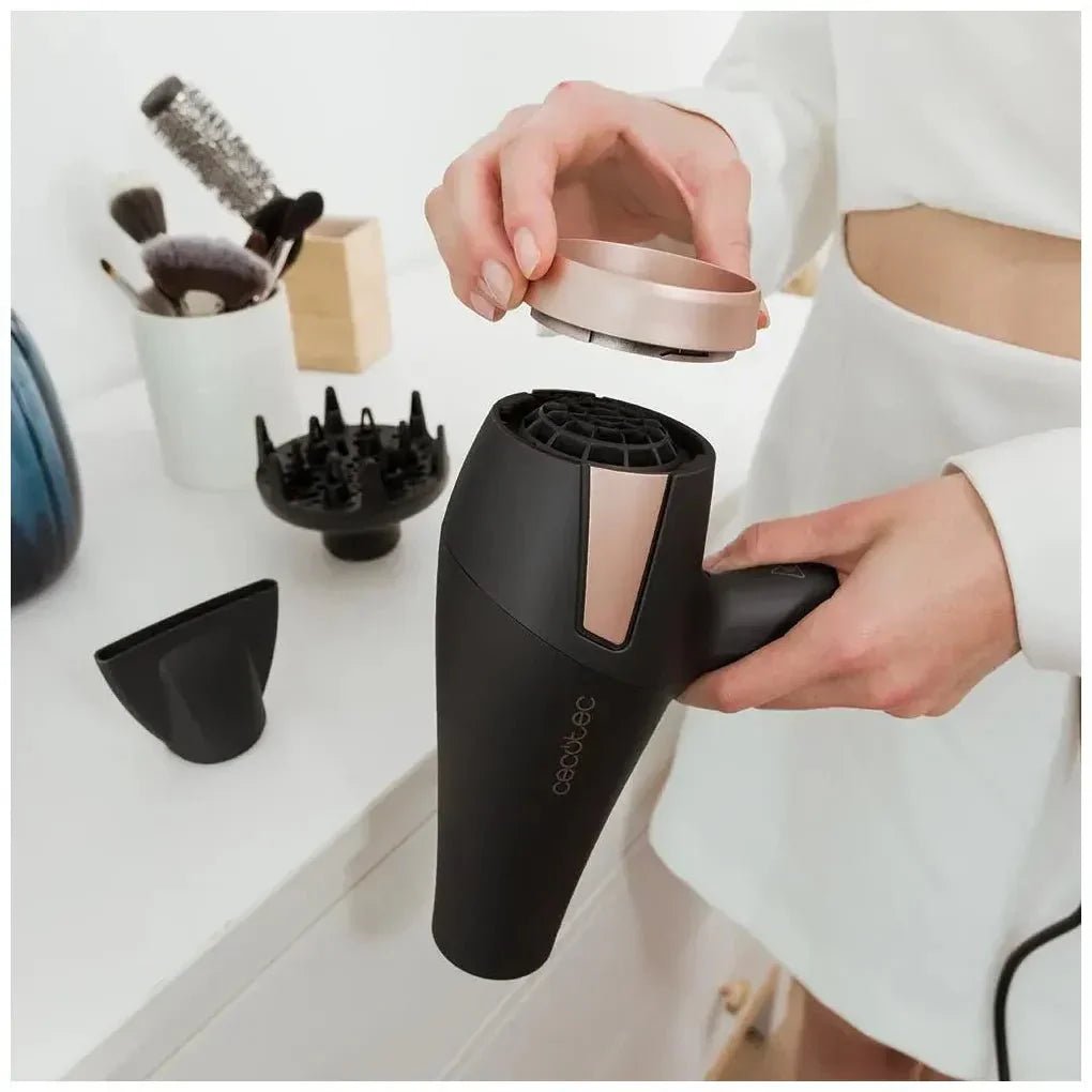 Secador de Pelo IoniCare Elegance: Potencia, Brillo y Control Antiencrespado de Cecotec 9