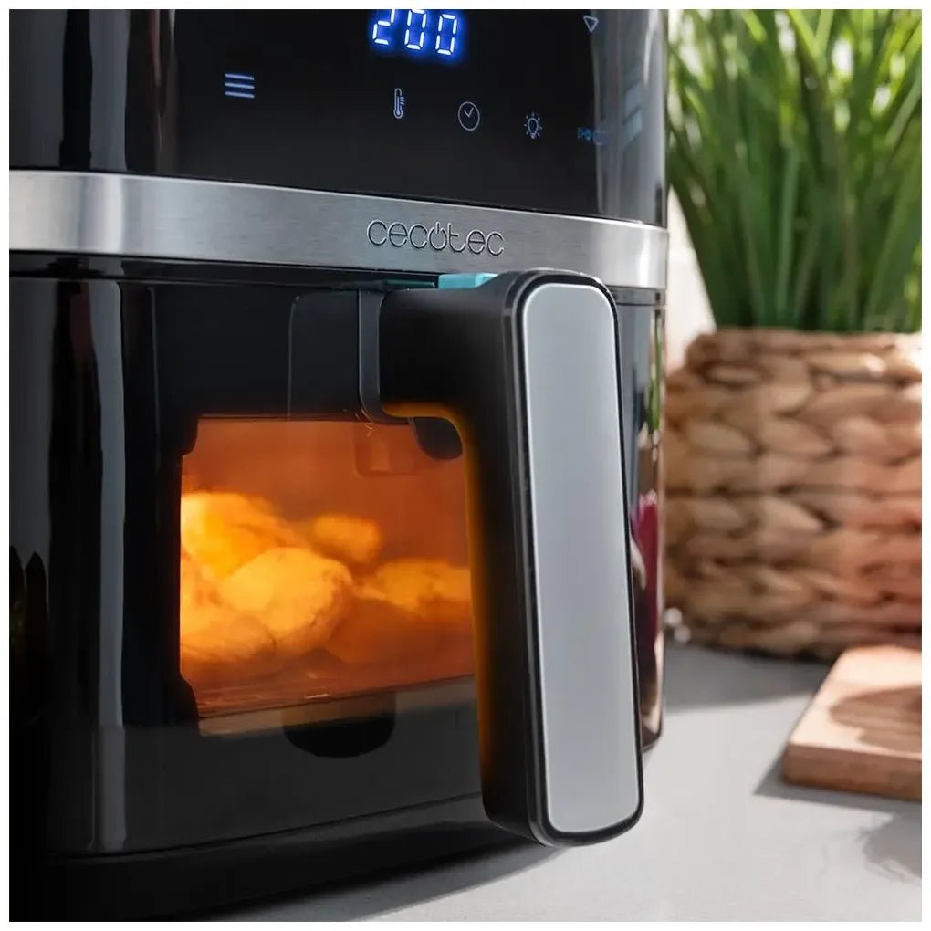 Freidora de Aire 5L con Spray de Agua y Tecnología Healthy Crispy, 1500W de Cecotec 9