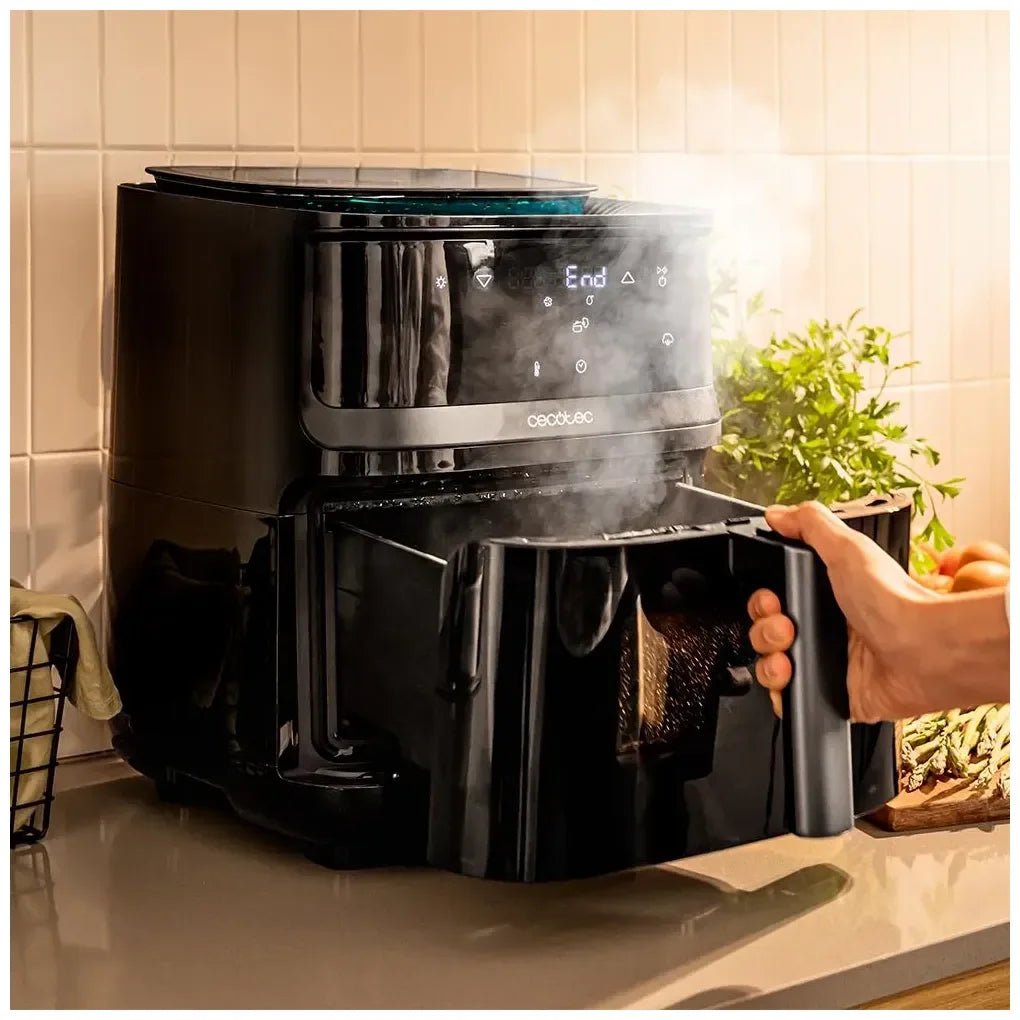 Freidora de Aire y Vapor 4 en 1: Cocina Saludable con 7L y 1700W de Potencia de Cecotec 5