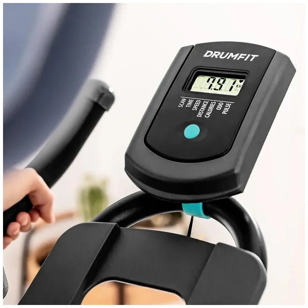Bicicleta estaticaDrumFit 23000 Kosmos Pro UltraFlex con volante de 23 kg tecnología Dynamic Pro y pantalla de Cecotec 8