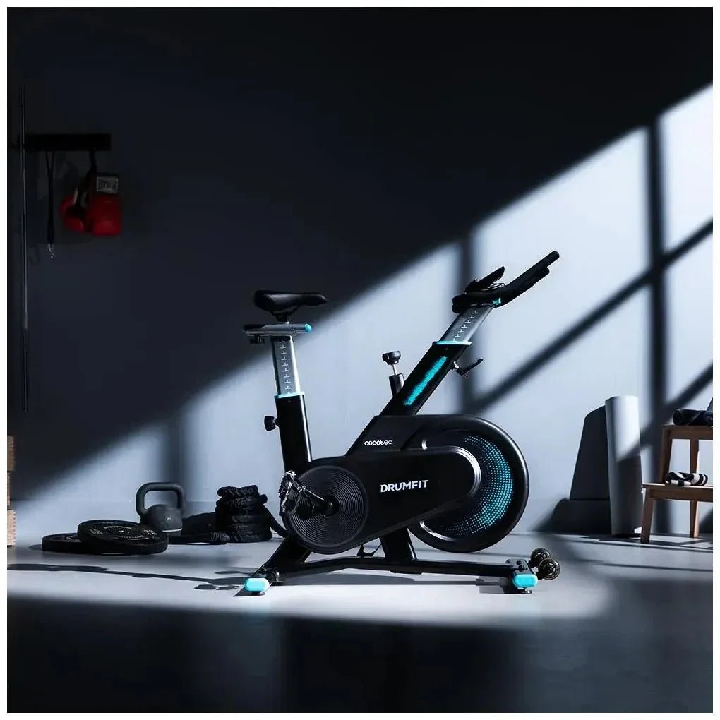 Bicicleta Estática Compacta y Silenciosa con Resistencia Magnética y LCD de Cecotec 3