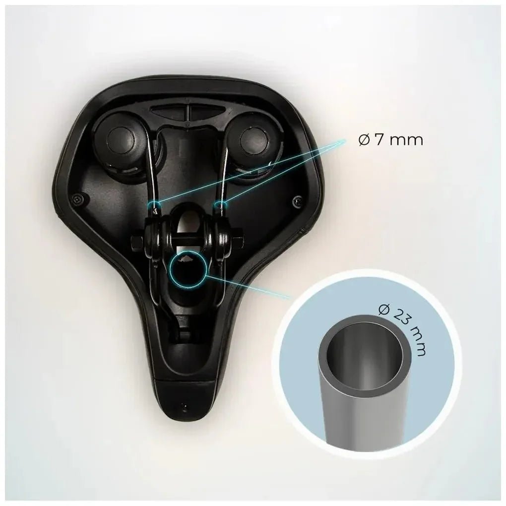Sillín para Bicicleta de gel DrumFit SitBike con diseño ergonómico antiprostatico amortiguación de Cecotec 5