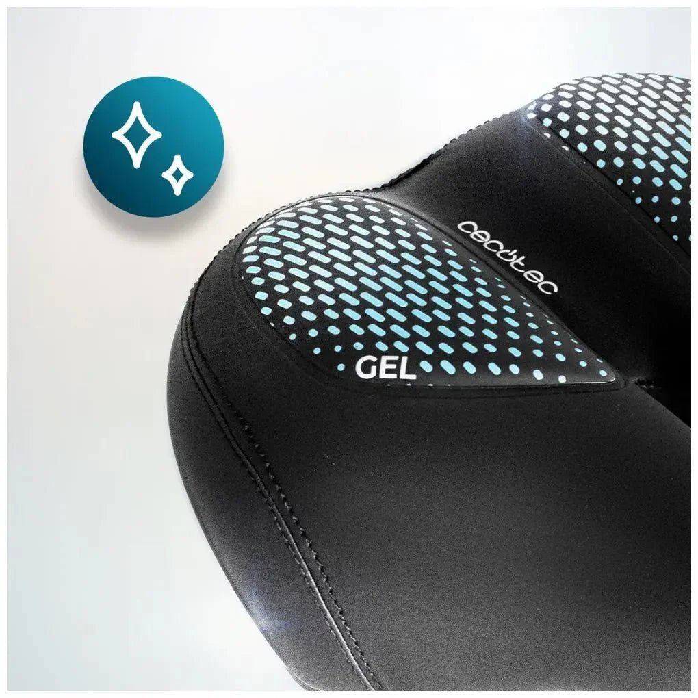 Sillín para Bicicleta de gel DrumFit SitBike con diseño ergonómico antiprostatico amortiguación de Cecotec 8