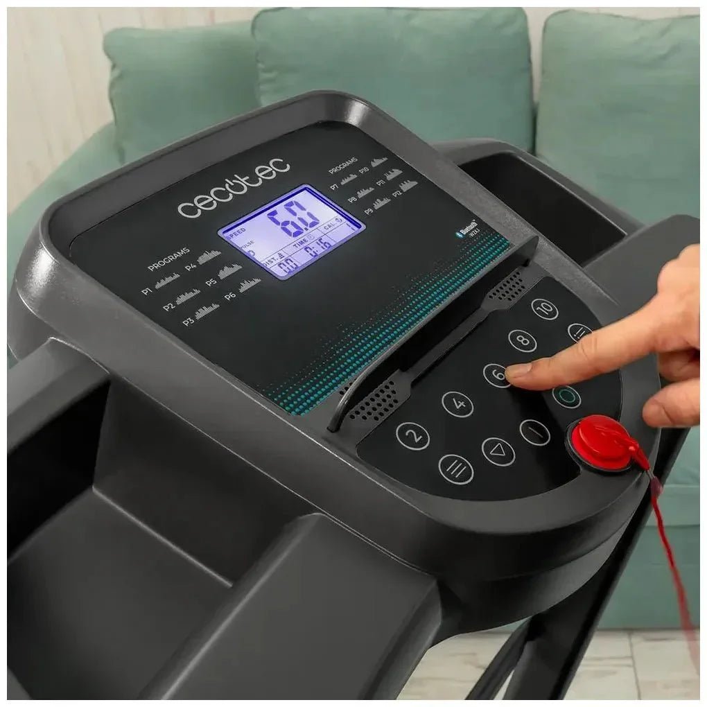 Cinta de Correr plegable DrumFit 1500W con Bluetooth y 12 programas de Cecotec 8