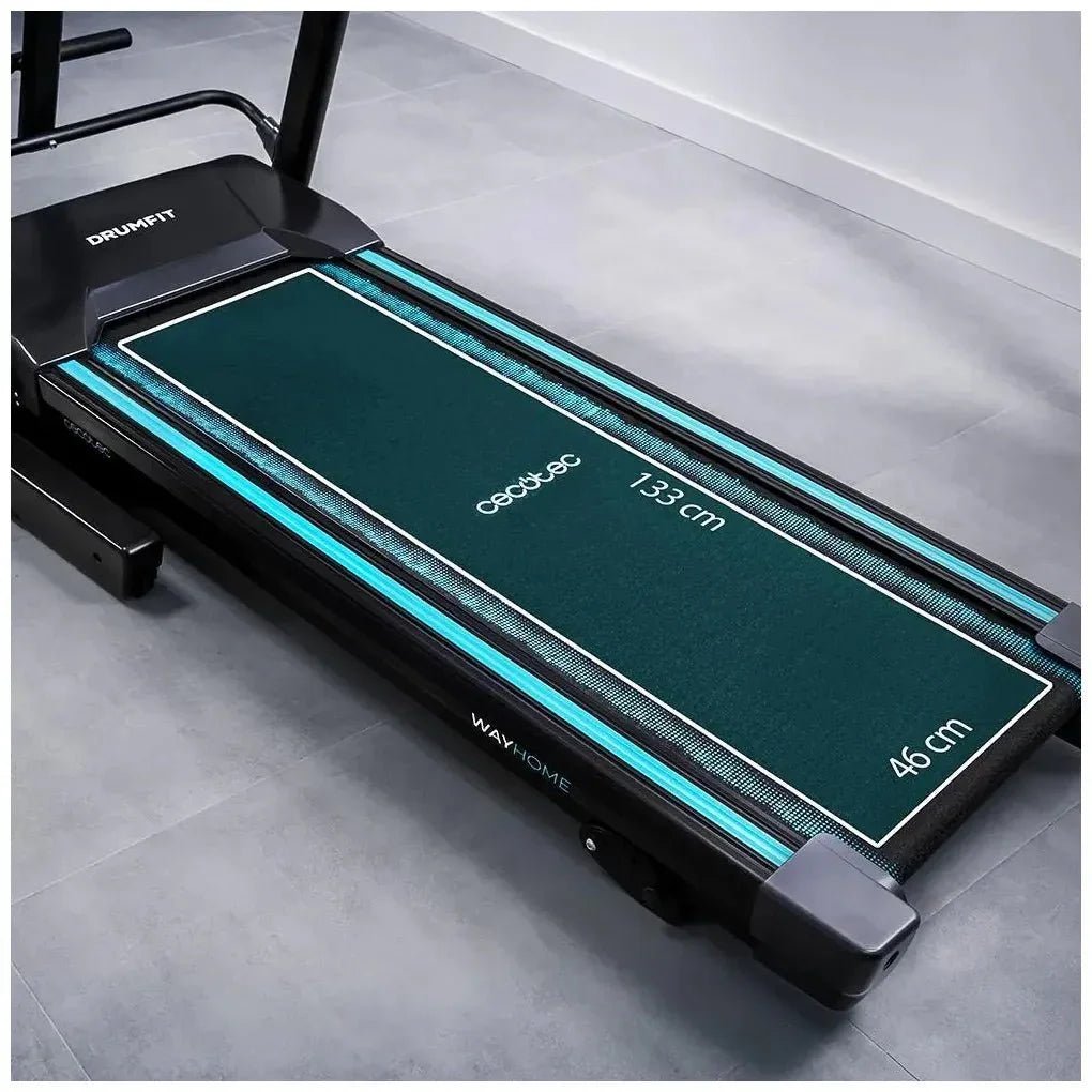 Cinta de Correr plegable 2200W con amortiguación y accesorios para entrenamiento completo de Cecotec 4
