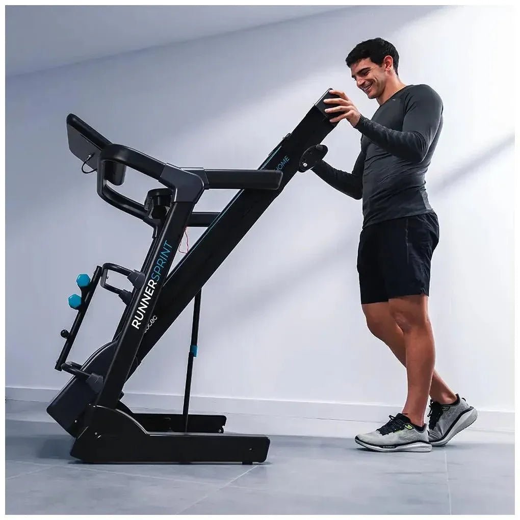 Cinta de Correr plegable 2200W con amortiguación y accesorios para entrenamiento completo de Cecotec 9