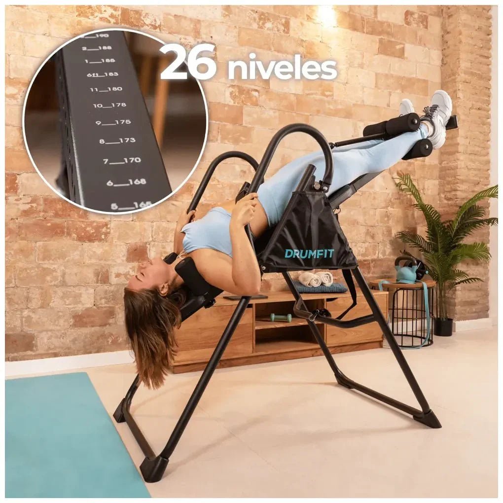 Tabla de inversión plegable DrumFit 1800 mejora flexibilidad y equilibrio de Cecotec 5