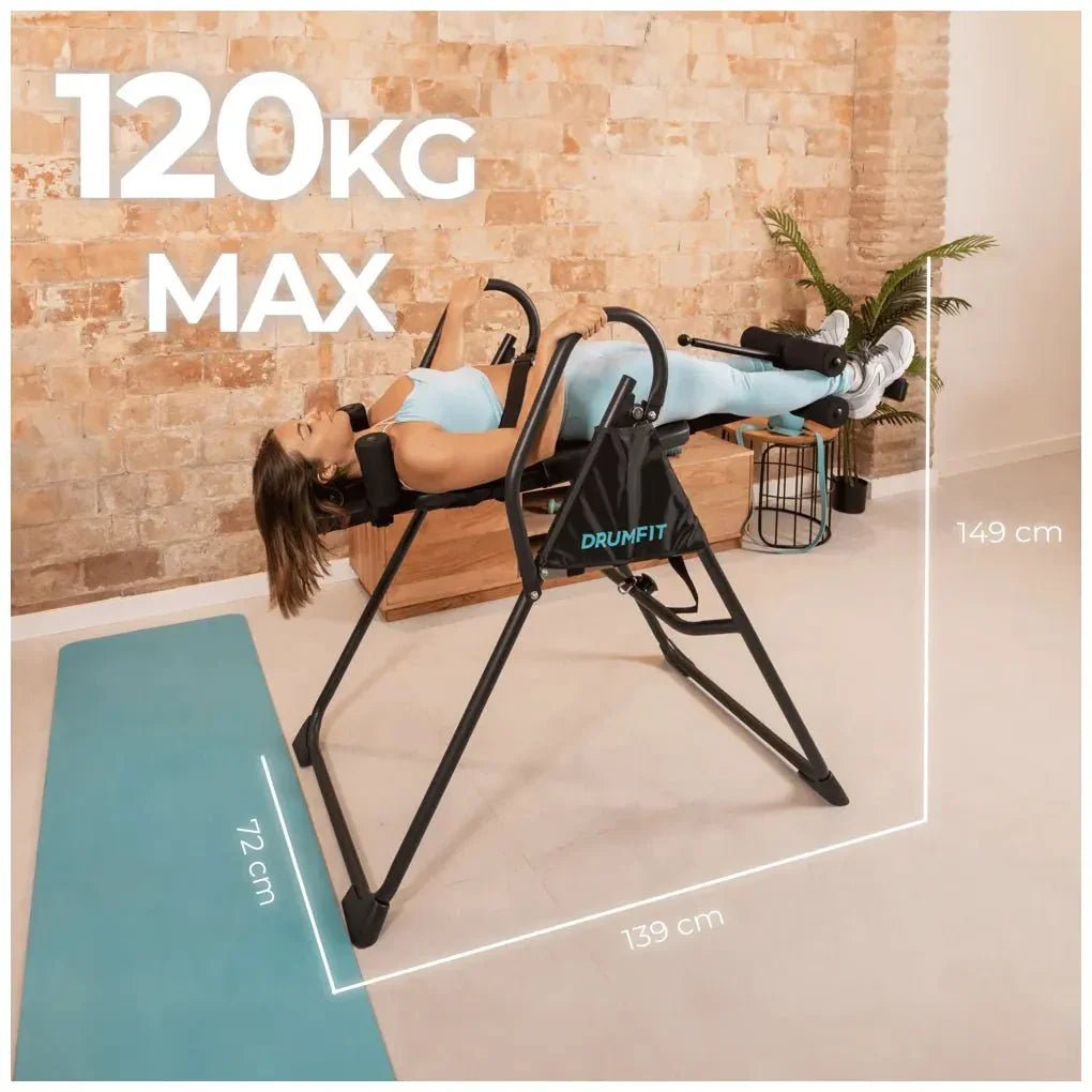 Tabla de inversión plegable DrumFit 1800 mejora flexibilidad y equilibrio de Cecotec 7