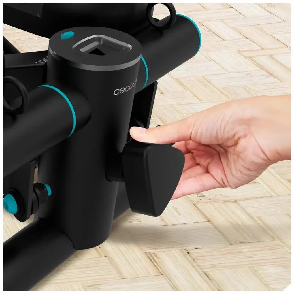 Bandas elásticas Stepper DrumFit StepTrain 1000 con Pantalla LCD resistencia ajustable y Pedales de Cecotec 5