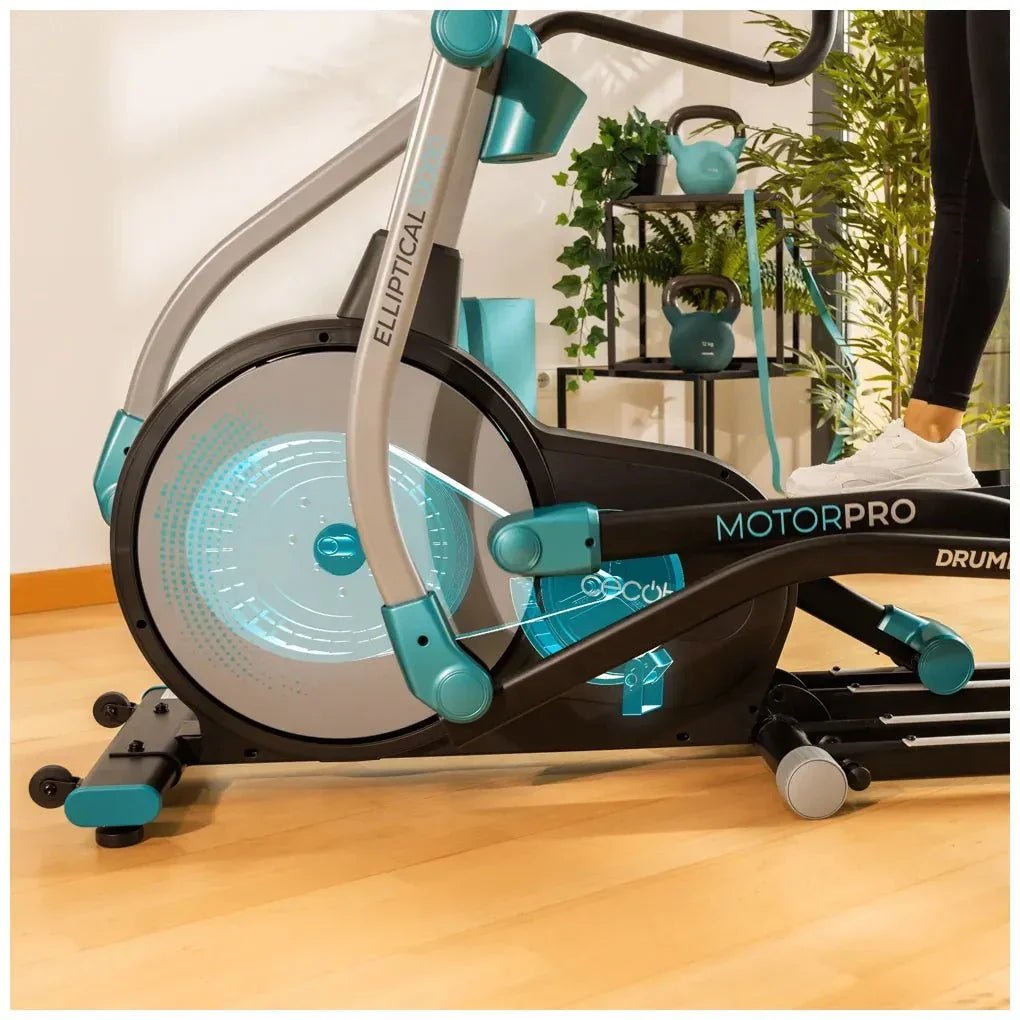 Bicicleta Elíptica Plegable Drumfit 10000 Pro: Resistencia Magnética y Conectividad APP de Cecotec 6