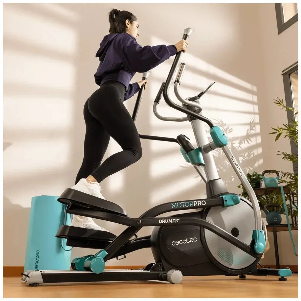 Bicicleta Elíptica Plegable Drumfit 10000 Pro: Resistencia Magnética y Conectividad APP de Cecotec 9