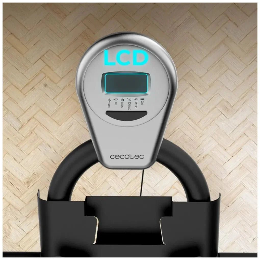 Bicicleta Estática Indoor DrumFit 6000 Compact con volante de inercia de 6 kg Pantalla LCD y diseño de Cecotec 5