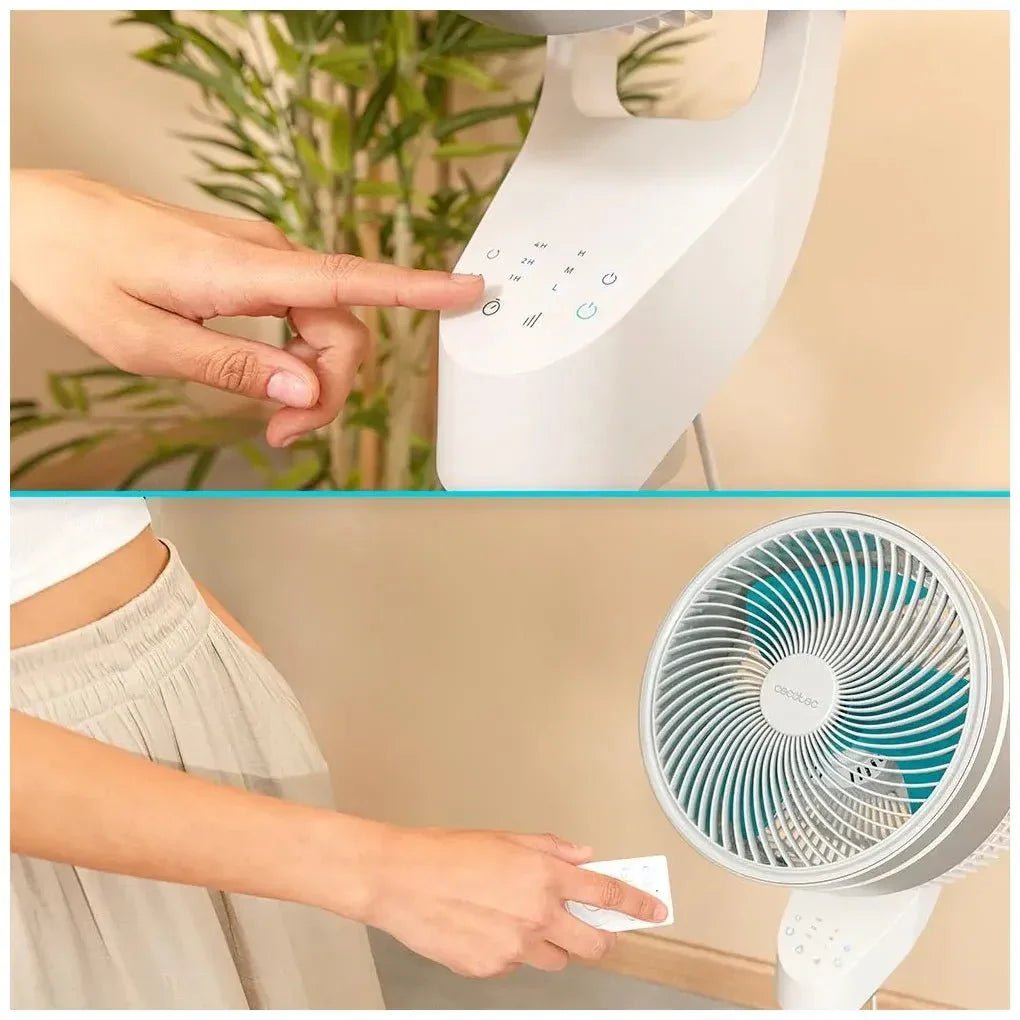 Ventilador de Pie Smart 60W con Control Táctil, Oscilación y Temporizador de Cecotec 8