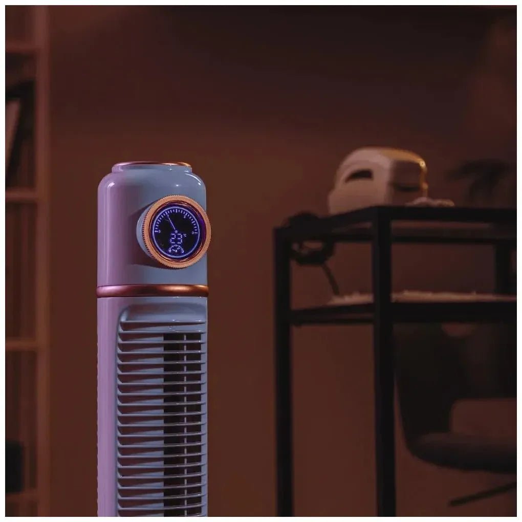 Ventilador de Torre Retro Smart Blue: Potencia, Estilo y Comodidad de Cecotec 10
