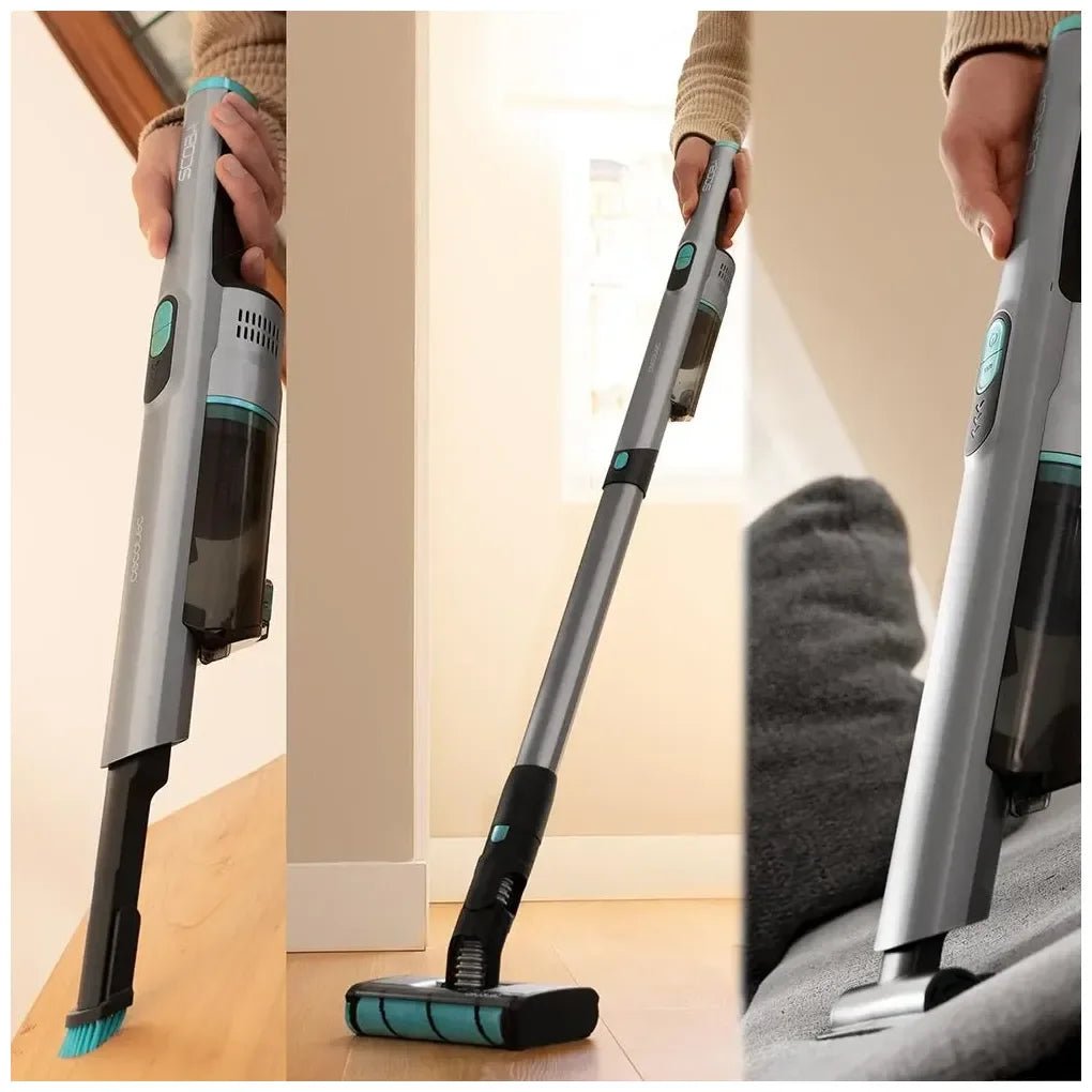 Aspirador Escoba Sin Cable Ultraligero con Potente Succión y Limpieza 360° de Cecotec 8