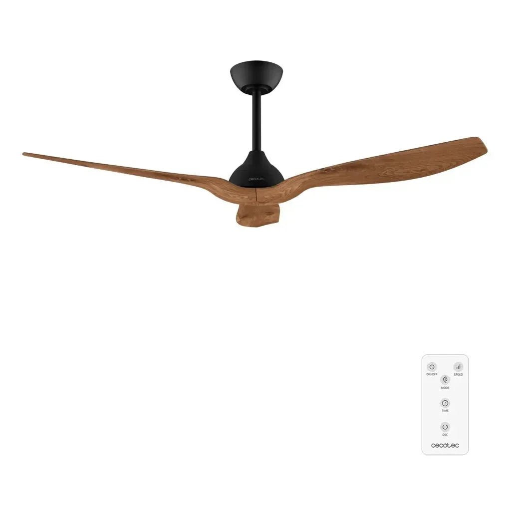 Ventilador de Techo Silencioso de 52 pulgadas con Motor DC, Control Remoto y Función Invierno-Verano de Cecotec 2