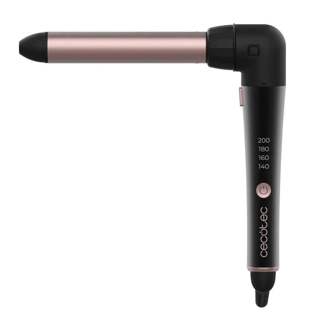 Rizador de Pelo 25mm TwistWaves: Ondas Suaves con Comodidad y Protección Térmica de Cecotec