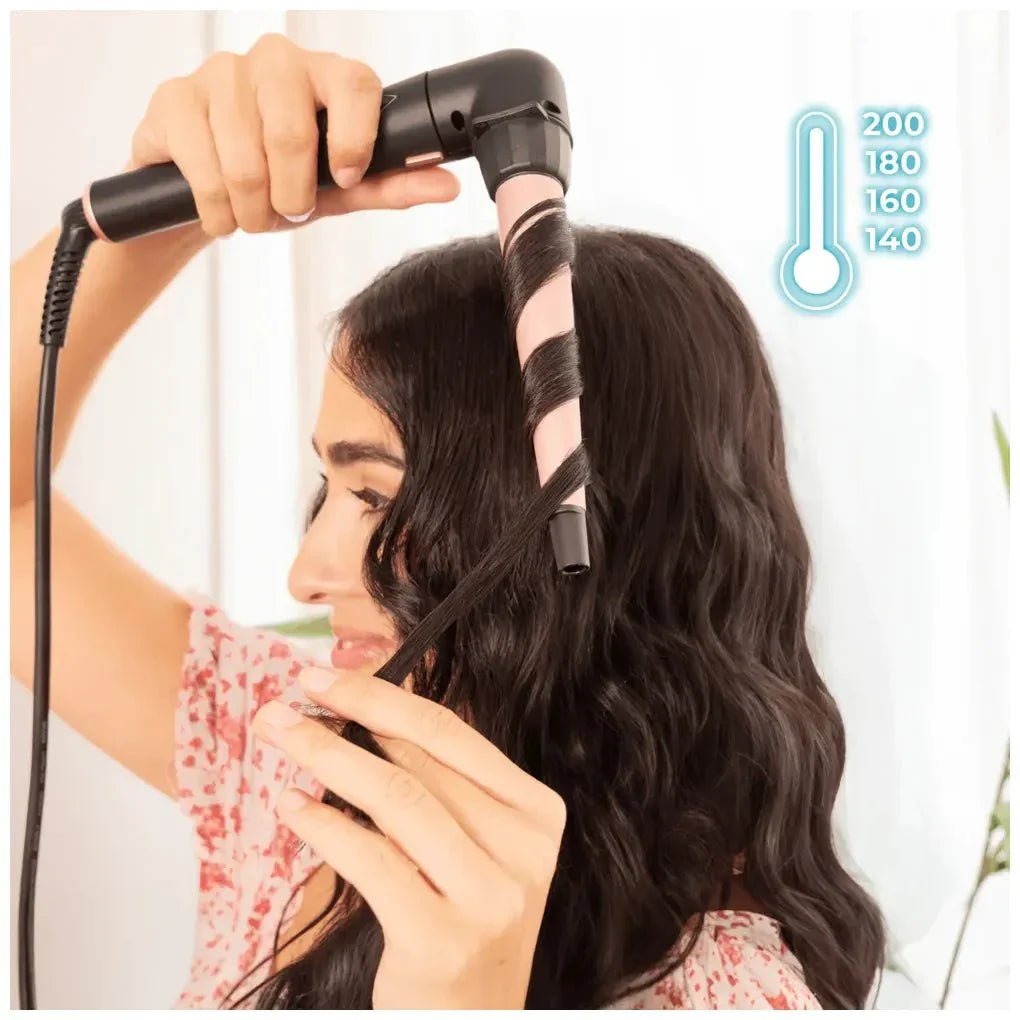 Rizador de Pelo 25mm TwistWaves: Ondas Suaves con Comodidad y Protección Térmica de Cecotec 8