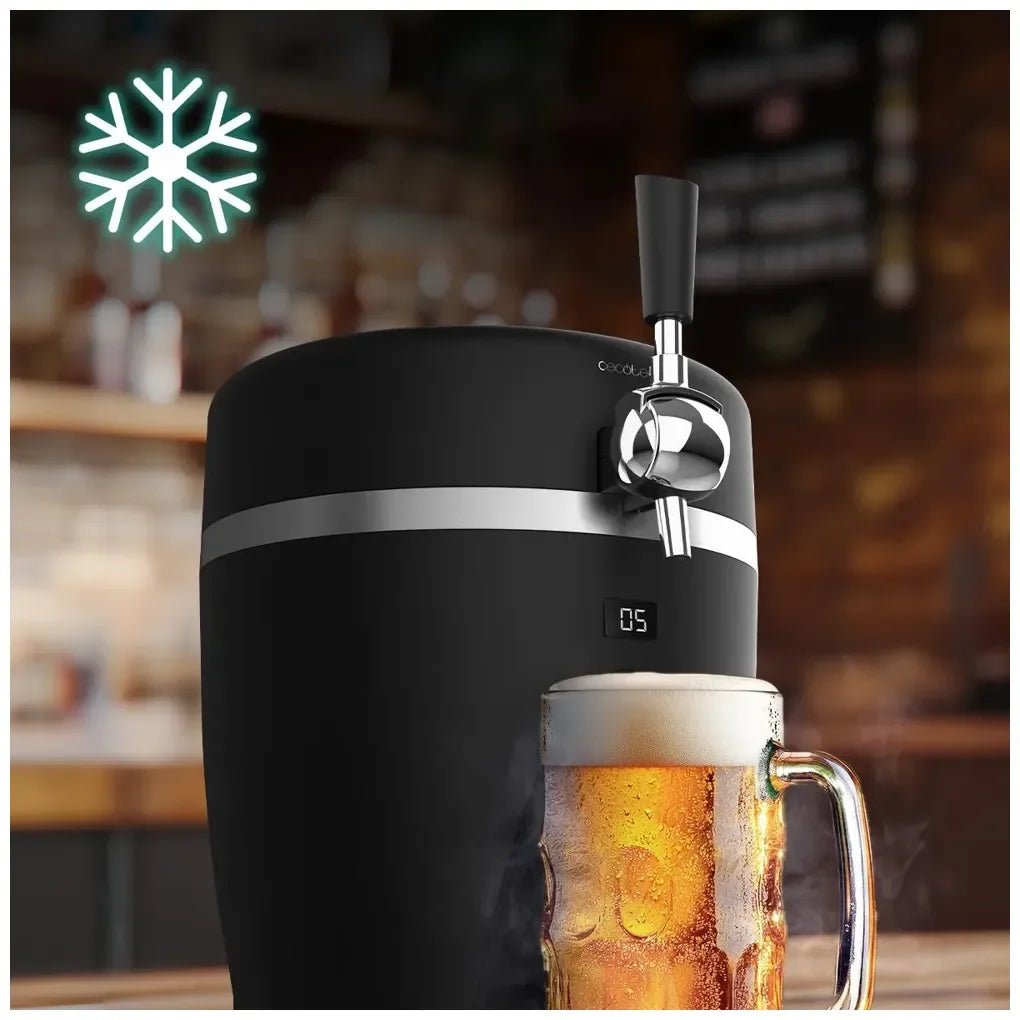 Dispensador de Cerveza BeerFlow 5000: Enfriamiento Rápido y Almacenamiento Versátil de Cecotec 4